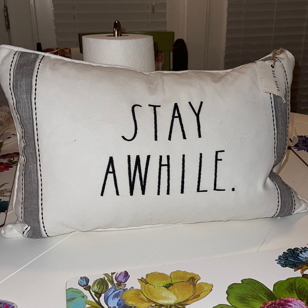 Rae Dunn pillow